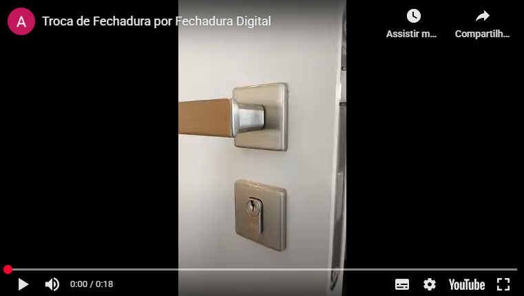 Troca de Fechadura por Fechadura Digital